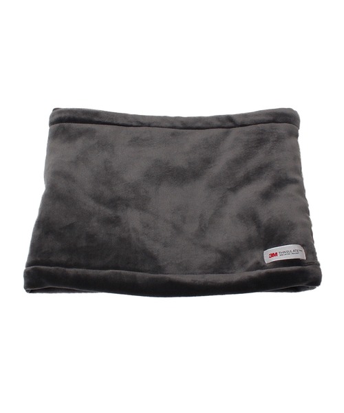 14+（イチヨンプラス）の「裏ボアベロアネックウォーマー（ネックウォーマー/スヌード・レディース・ブラック/グレー/ネイビー・FREE）」の4枚目の写真