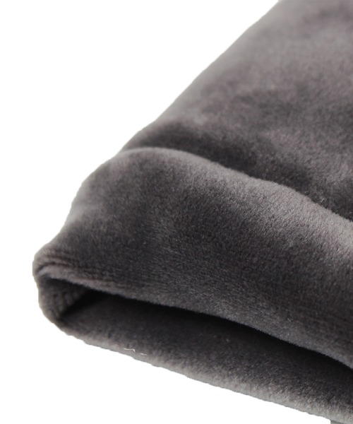 14+（イチヨンプラス）の「裏ボアベロアネックウォーマー（ネックウォーマー/スヌード・レディース・ブラック/グレー/ネイビー・FREE）」の7枚目の写真