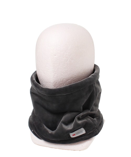 14+（イチヨンプラス）の「裏ボアベロアネックウォーマー（ネックウォーマー/スヌード・レディース・ブラック/グレー/ネイビー・FREE）」の9枚目の写真