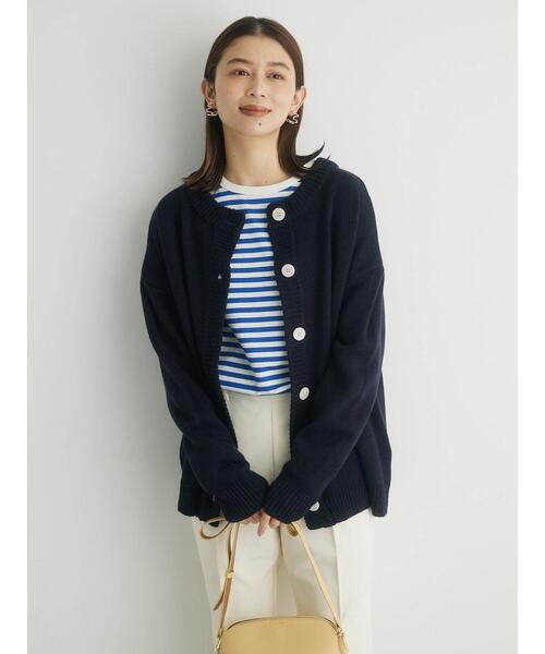 Green　Parks（グリーンパークス）の「コンパクトボーダーロンTEE（Tシャツ/カットソー・レディース・グレー/ピンク/ブルー/ブラック・FREE）」の15枚目の写真