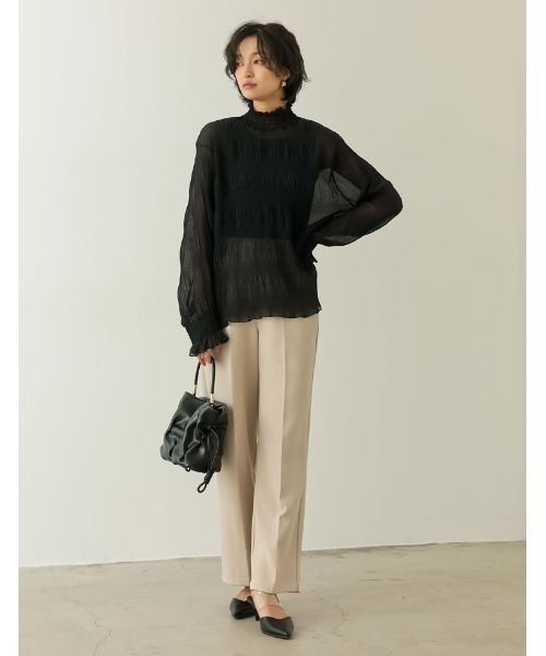 Re:EDIT（リエディ）の「[小さい/大きいサイズ有]クリアベルトポインテッドトゥVカットミュール（パンプス・レディース・シルバー/ホワイト/イエロー/ブラック・XX-LARGE/MEDIUM/X-SMALL/SMALL/X-LARGE/LARGE）」の7枚目の写真