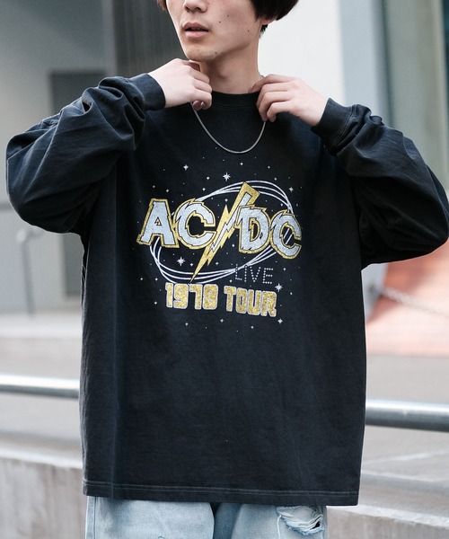 RAGEBLUE(レイジブルー)の「ヴィンテージロックバンドロンT(Tシャツ/カットソー・メンズ・ブラック・FREE)」の5枚目の写真