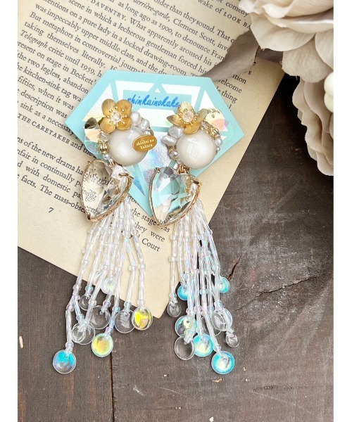 【shinkainokakera】white button(MA)（ピアス（両耳用））｜tone（トーン） 5,676円