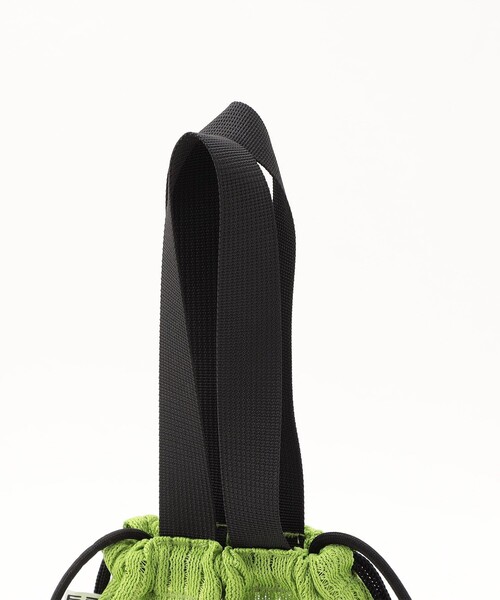 WEEKEND(ER)（ウィークエンダー）の「WEEKEND(ER)×FREAK'S STORE/ウィークエンダー×フリークスストア 別注MESH DRAWSTING BAG/ 別注メッシュドローストリングバッグ（ショルダーバッグ・レディース・グレー/オレンジ/ライトグリーン・ONE SIZE）」の20枚目の写真