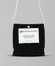 beautiful people lining logo pocket mini shoulder bag 7315611967