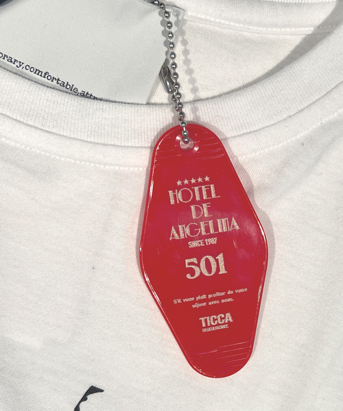 Rouge vif(ルージュヴィフ)の「【TICCA/ティッカ】 別注フレンチTシャツ(Tシャツ/カットソー・レディース・ホワイト/チャコールグレー・フリー)」の14枚目の写真