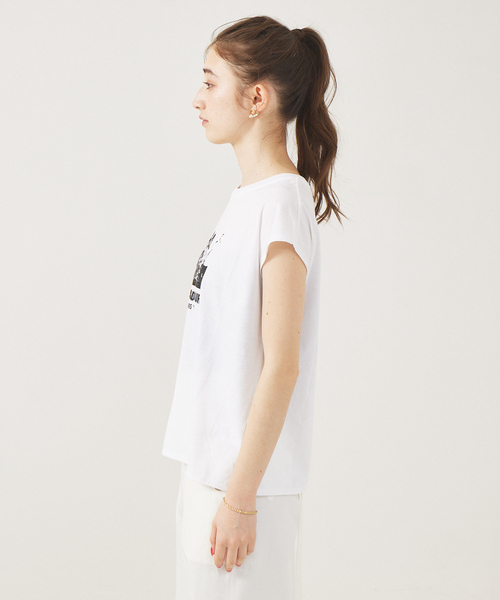 Rouge vif(ルージュヴィフ)の「【TICCA/ティッカ】 別注フレンチTシャツ(Tシャツ/カットソー・レディース・ホワイト/チャコールグレー・フリー)」の15枚目の写真