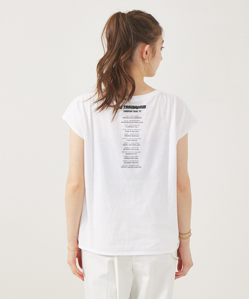 Rouge vif(ルージュヴィフ)の「【TICCA/ティッカ】 別注フレンチTシャツ(Tシャツ/カットソー・レディース・ホワイト/チャコールグレー・フリー)」の16枚目の写真