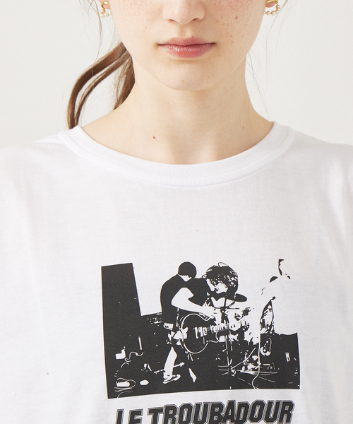 Rouge vif(ルージュヴィフ)の「【TICCA/ティッカ】 別注フレンチTシャツ(Tシャツ/カットソー・レディース・ホワイト/チャコールグレー・フリー)」の18枚目の写真