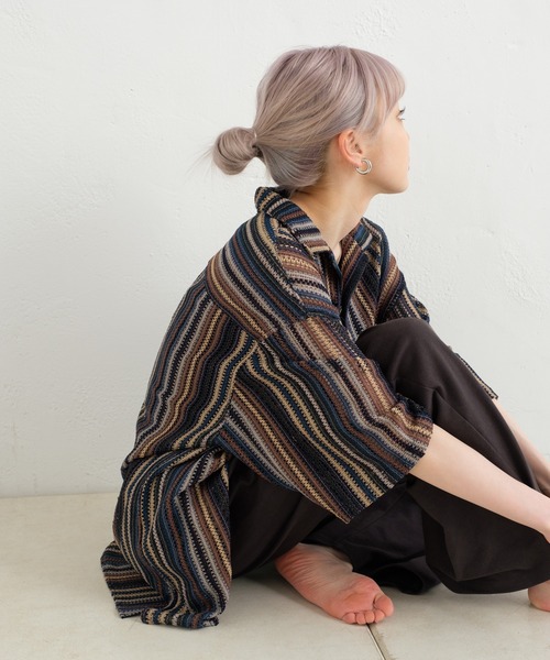 WHIMSIC（ウィムジック）の「【UNISEX】オープンカラーレース