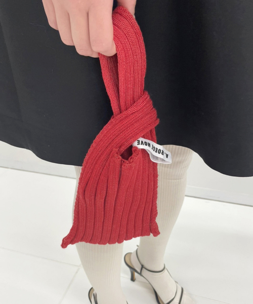 A.ROEGE HOVE（エローエホーベ）の「【A.ROEGE HOVE/エ・ローエ・ホーベ】Katrine バッグ Sサイズ（ハンドバッグ・レディース・レッド/ブルー系その他・SMALL）」の2枚目の写真