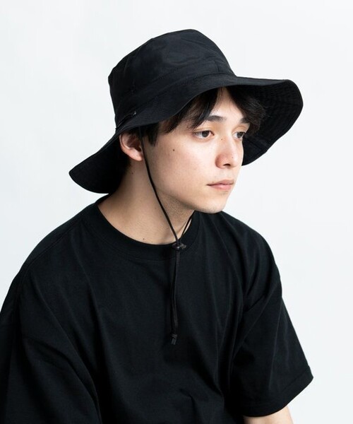 KiU（キウ）の「Kiu/キウ WR UV HAT/ ウォーターリペレントUVハット（ハット・レディース・ブラック/ベージュ/キャメル・ONE SIZE）」の6枚目の写真