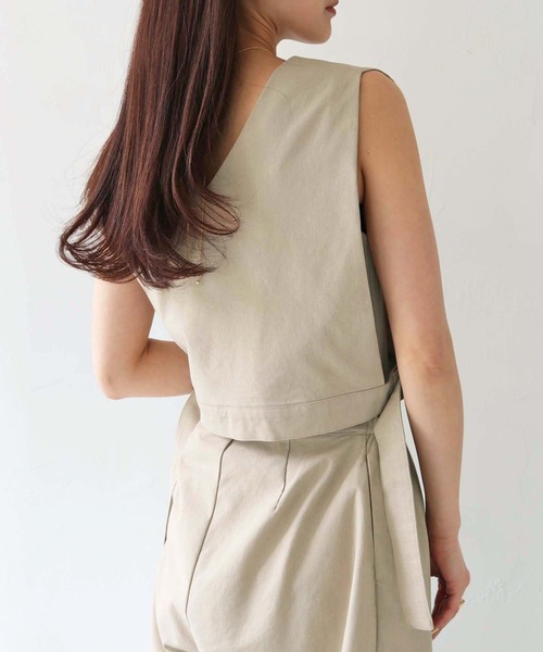 Bshop【MORRIS & SONS】コットンリネン セットアップ セール】MORRIS & SONS | 丸胴吊り天竺 Tシャツ WOMEN（Tシャツ