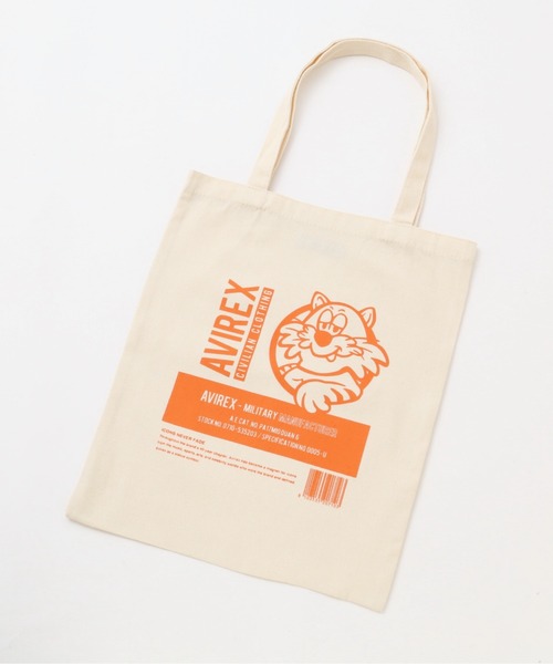 AVIREX(アヴィレックス)の「1COLOR TOMCAT TOTE BAG/ 1カラー トムキャットトートバッグ(トートバッグ・レディース・キナリ・FREE)」の2枚目の写真