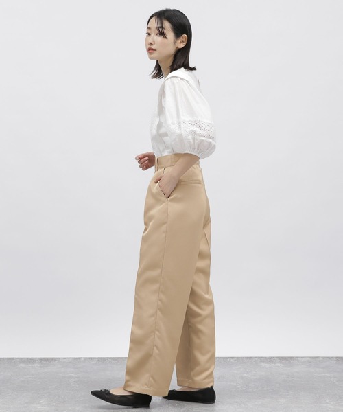 LAKOLE（ラコレ）の「ハイウエストチノパンツ / 190552（チノパンツ・レディース・ライトグレー/ブラック/ベージュ・SMALL/MEDIUM）」の15枚目の写真