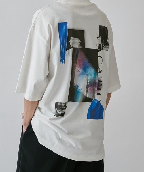 Lui's(ルイス)の「“Tree” プリントTシャツ(Tシャツ/カットソー・メンズ・ホワイト/ライトグレー/ブラック・M/S)」の7枚目の写真