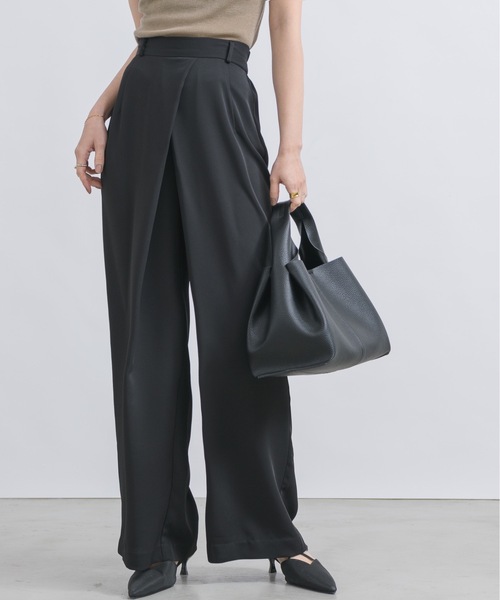 NEU_IN ワイドスラックスパンツ　sullen ニューイン original] ニュートラルテンションワンタッチワイドスラックス