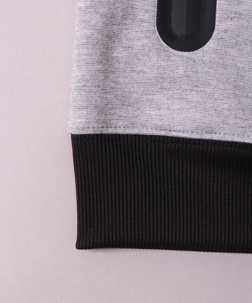 STARTER BLACK LABEL（スターターブラックレーベル）の「(RM)【STARTER BLACK LABEL × LUXE/R】ポンチ 半袖 ジップパーカー（パーカー・メンズ・ブラック×グレー/ホワイト×グレー/ブラック×ブラック・LARGE/X-LARGE/MEDIUM）」の15枚目の写真