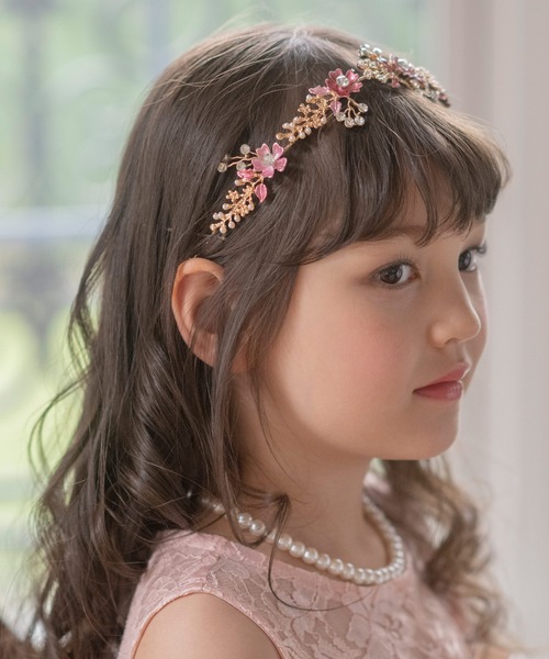 Catherine Cottage（キャサリンコテージ）の「プリンセスヘッドドレス（カチューシャ・キッズ・ブルー/シルバー/ピンク/パープル・FREE）」の5枚目の写真