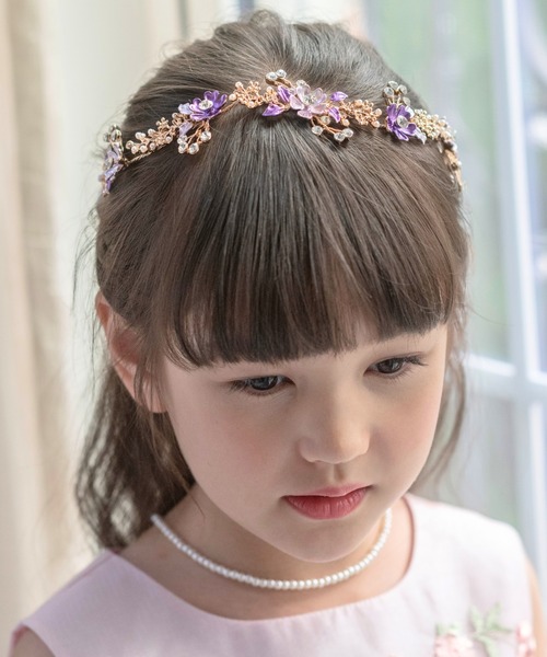 Catherine Cottage（キャサリンコテージ）の「プリンセスヘッドドレス（カチューシャ・キッズ・ブルー/シルバー/ピンク/パープル・FREE）」の8枚目の写真