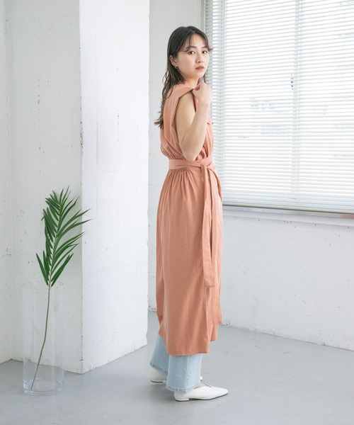 KBF（ケイビーエフ）の「ラップディティールワンピース（ワンピース・レディース・ネイビー/オレンジ系その他/グレー系その他・ONE）」の17枚目の写真