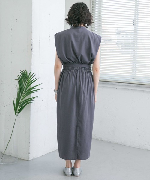 KBF（ケイビーエフ）の「ラップディティールワンピース（ワンピース・レディース・ネイビー/オレンジ系その他/グレー系その他・ONE）」の21枚目の写真