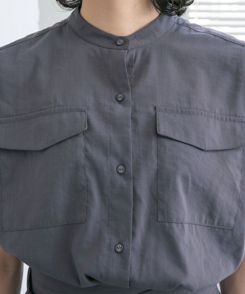 KBF（ケイビーエフ）の「ラップディティールワンピース（ワンピース・レディース・ネイビー/オレンジ系その他/グレー系その他・ONE）」の22枚目の写真