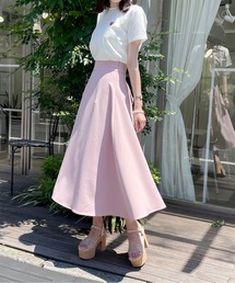 one way | BACKレースアップフレアスカート(スカート)