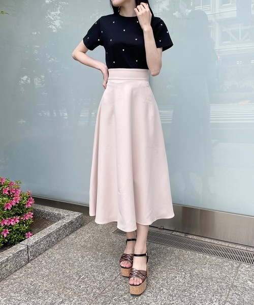 one way（ワンウェイ）の「バックレースアップフレアスカート（スカート・レディース・ブラック/ピンク/ベージュ・FREE）」の18枚目の写真