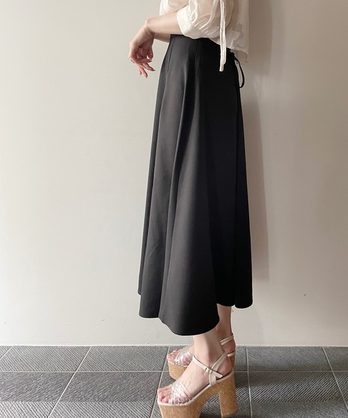 one way（ワンウェイ）の「バックレースアップフレアスカート（スカート・レディース・ブラック/ピンク/ベージュ・FREE）」の14枚目の写真