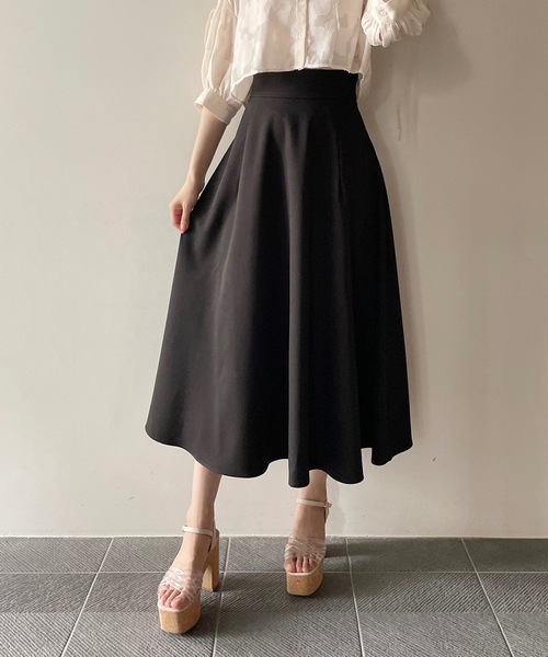 one way（ワンウェイ）の「バックレースアップフレアスカート（スカート・レディース・ブラック/ピンク/ベージュ・FREE）」の11枚目の写真