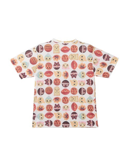 ANPANMAN KIDS COLLECTION（アンパンマンキッズコレクション）の「パン柄ドライTシャツ大人（Tシャツ/カットソー・レディース・オフホワイト・S/M/LL/L）」の3枚目の写真