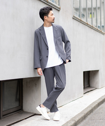 ”吸水速乾&イージーケア”【TEC WAFFLE】シアサッカー ジャケット