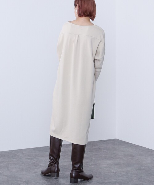 セール】BEAMS HEART / 異素材カット ニットワンピース（ワンピース
