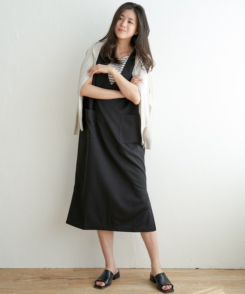 ikka(イッカ)の「ニットジップパーカー(パーカー・レディース・スカイブルー/ブラック/ライトグレー・M/L/S)」の9枚目の写真