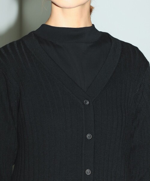 B:MING by BEAMS（ビーミングバイビームス）の「B:MING by BEAMS /  ウォッシャブル リブ カーディガン（カーディガン/ボレロ・レディース・ブルー系その他/ベージュ/ブラック・FREE）」の21枚目の写真