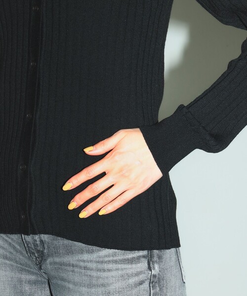 B:MING by BEAMS（ビーミングバイビームス）の「B:MING by BEAMS /  ウォッシャブル リブ カーディガン（カーディガン/ボレロ・レディース・ブルー系その他/ベージュ/ブラック・FREE）」の22枚目の写真