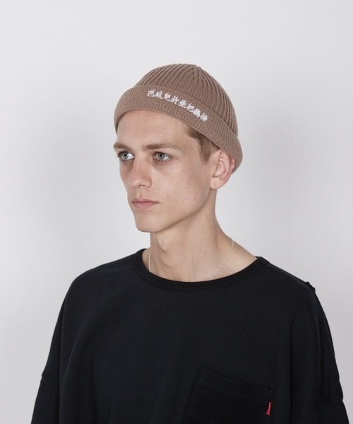 VIRGOwearworks(ヴァルゴウェアワークス)の「KANJI WACTH(ニットキャップ/ビーニー・メンズ・チャコールグレー/ブラック/オレンジ/マスタード・FREE)」の3枚目の写真