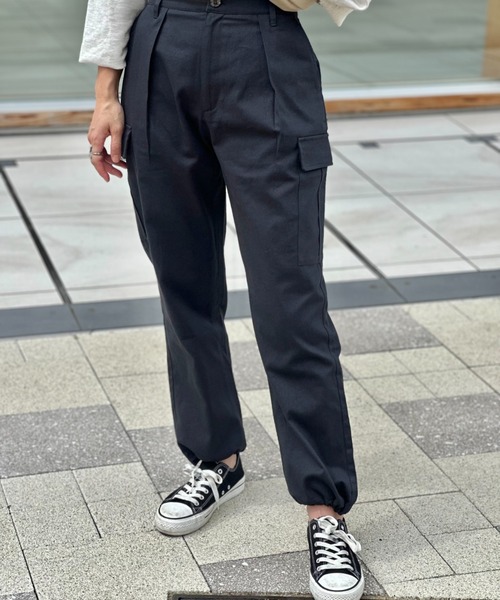 deux amour（ドゥーザムール）の「カーゴパンツ（カーゴパンツ・レディース・ベージュ/スミクロ/ホワイト・FREE）」の3枚目の写真