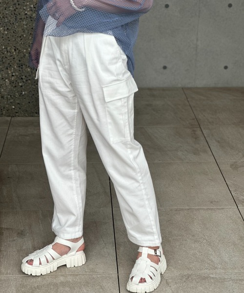 deux amour（ドゥーザムール）の「カーゴパンツ（カーゴパンツ・レディース・ベージュ/スミクロ/ホワイト・FREE）」の15枚目の写真