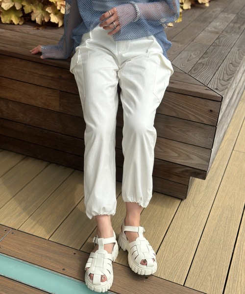 deux amour（ドゥーザムール）の「カーゴパンツ（カーゴパンツ・レディース・ベージュ/スミクロ/ホワイト・FREE）」の16枚目の写真