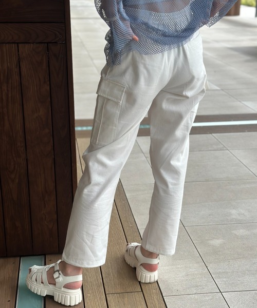 deux amour（ドゥーザムール）の「カーゴパンツ（カーゴパンツ・レディース・ベージュ/スミクロ/ホワイト・FREE）」の22枚目の写真