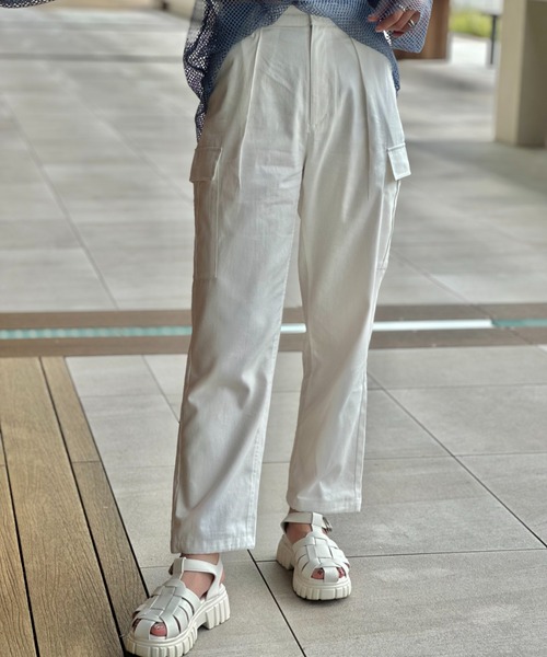 deux amour（ドゥーザムール）の「カーゴパンツ（カーゴパンツ・レディース・ベージュ/スミクロ/ホワイト・FREE）」の10枚目の写真