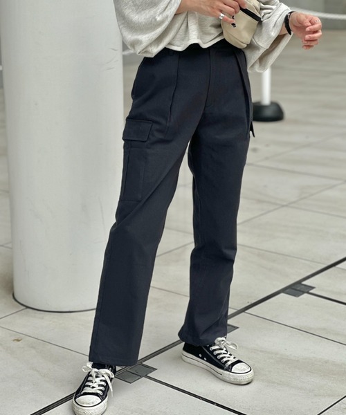 deux amour（ドゥーザムール）の「カーゴパンツ（カーゴパンツ・レディース・ベージュ/スミクロ/ホワイト・FREE）」の12枚目の写真