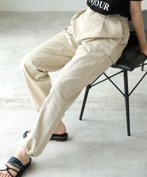 deux amour（ドゥーザムール）の「カーゴパンツ（カーゴパンツ・レディース・ベージュ/スミクロ/ホワイト・FREE）」の14枚目の写真