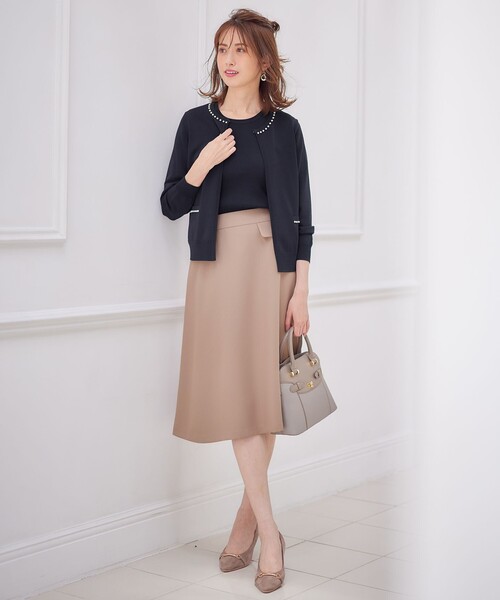 ANY SIS（エニィスィス）の「【WEB・一部店舗限定】ビットスエードライク パンプス（パンプス・レディース・ベージュ系/ブラック系・SMALL/MEDIUM/LARGE/LL/X-SMALL）」の8枚目の写真