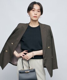 NOLLEY’S Sophi | ウォッシャブルシャークダブルジャケット(テーラードジャケット)