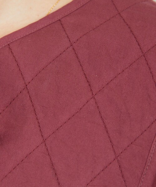 FREAK'S STORE（フリークスストア）の「限定展開　インド フロント キルティング 切替 ティアードワンピース（ワンピース・レディース・ネイビー/グリーン/ブラック/ホワイト/ワイン・MEDIUM/SMALL）」の22枚目の写真