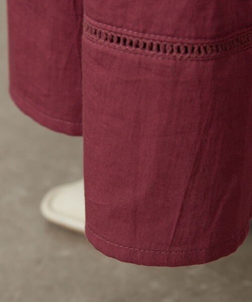 FREAK'S STORE（フリークスストア）の「限定展開　インド フロント キルティング 切替 ティアードワンピース（ワンピース・レディース・ネイビー/グリーン/ブラック/ホワイト/ワイン・MEDIUM/SMALL）」の17枚目の写真