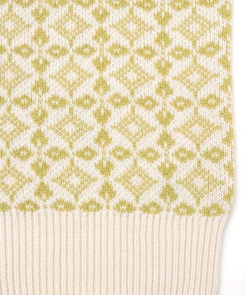 チチカカ（チチカカ）の「総柄ジャガードカーディガン（カーディガン/ボレロ・レディース・イエロー/ネイビー・FREE）」の15枚目の写真